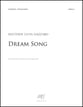 Dream Song SATB choral sheet music cover